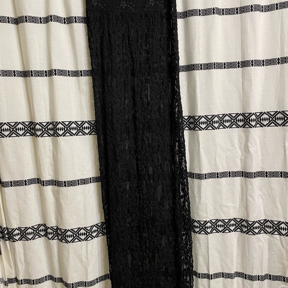 Free People Black Lace Maxi Skirt XS - Picture 11 of 16